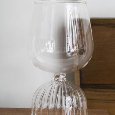 Clear Tutu Red Wine Stemmed Glass