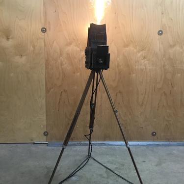 Graflex/Folmer and Schwing camera Floor Lamp with Bulb.  FREE SHIPPING 