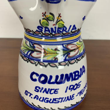 Sangria Pitcher Columbia Saint Augustine Made in Spain 