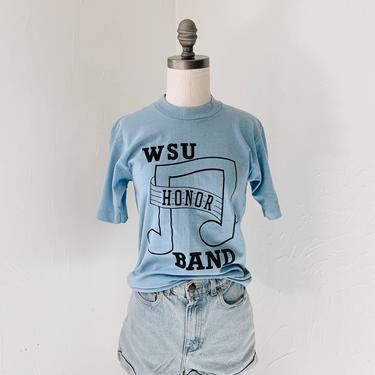 BABY BLUE &lt;BR&gt; HONOR BAND TEE