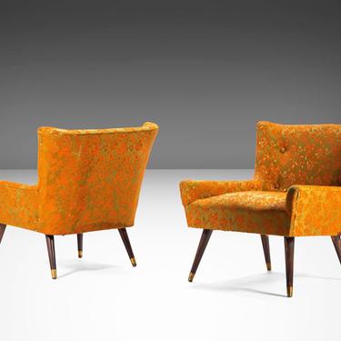Set of 2 Mid Century Modern Accent Lounge Chairs After Paul McCobb (Upholstery Options Available upon request), c. 1950s 