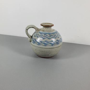 Pottery Vase Signed Tim Wedel by RetroRevivalShop