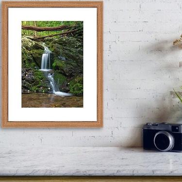 Shenandoah National Park Print, Waterfall Print, Doyles River Falls Trail, Forest Photography, Virginia Mountains Wall Art, Nature Photo Art 