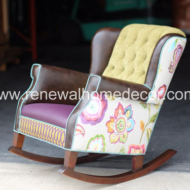Custom Chair, Upholstered rocking chair, custom designed for any room in your home - CUSTOM ORDER 