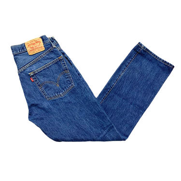 Vintage 1990s LEVI'S 501 Jeans ~ measure 29.5 x 29.5 ~ Red Tab ~ Boyfriend Jean ~ Unisex ~ 29 30 Waist / size 7 ~ 90s Denim ~ 