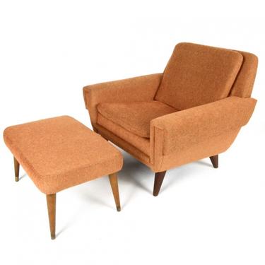 Folke Ohlsson Lounge Chair With Ottoman