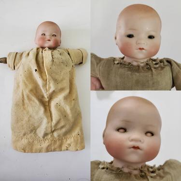 Antique Armand Marseille Dream Baby Doll with open/close Eyes and voice box - Collectible Dolls -11&amp;quot; Tall - Bisque Baby Doll 