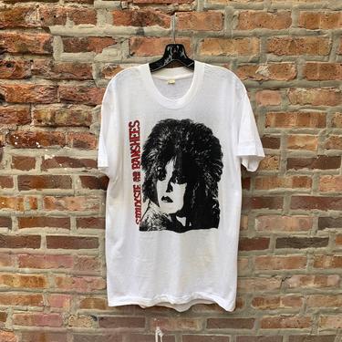 Vintage 80s SIOUXIE And The BANSHEES T-shirt parking lot bootleg punk sioux the cure robert smith peepshow spellbound  Vivienne Westwood 