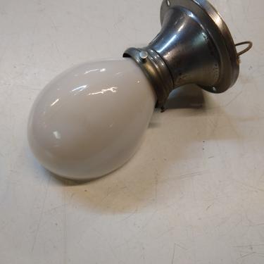 Vintage Milk Glass Wall Mounted Sconce