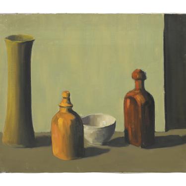 Vintage Object Still Life Painting