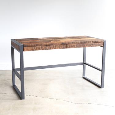 Reclaimed Barn Wood 2-Drawer Desk / Industrial Patchwork Desk 