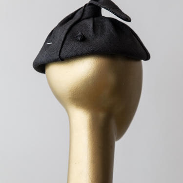 Vintage 1950s Hat - Vintage 50s Christian Dior Sculptural Cocktail Hat by xtabayvintage