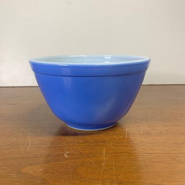 Vintage Pyrex Primary Color Blue Round Mixing Bowl 401 