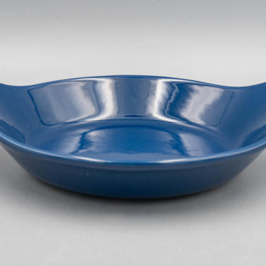 Copco Blue Enameled Au Gratin Pan | Denmark Michael Lax Design | Cast Iron Enameled Cookware 