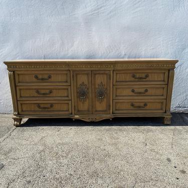 Antique Dresser Thomasville Tv Stand Sideboard Cabinet Neoclassical Baroque Wood Console French Provincial Vintage Buffet CUSTOM PAINT AVAIL 