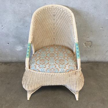 Vintage Wicker Victoria Chair