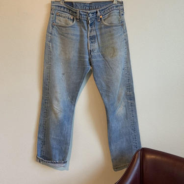 Vintage Perfectly Broken In and Levis 501s xx Button Fly Jeans Size 30 x 28 