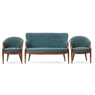 Settee and Pair of Chairs