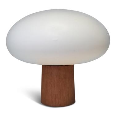 Laurel Lamp with Mushroom Shade