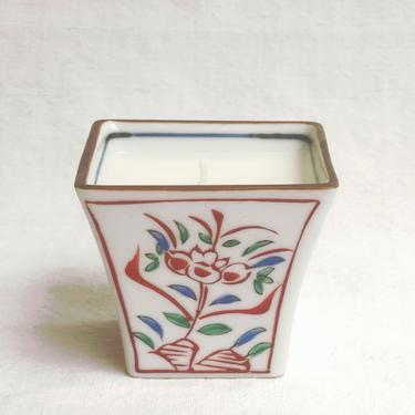 Tiffany and Co Small Hand Painted Tapered Pot Scented Candle in Woodland Garden