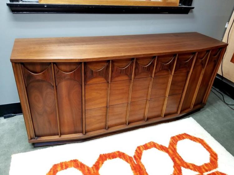                   Mid-Century Modern long dresser from the Perspecta collection by Kent Koffey