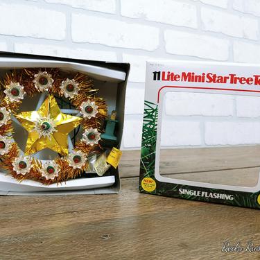 Gold LIghted Star Tree Topper 