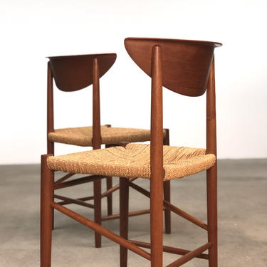 Peter Hvidt Teak Side Chairs by Soborg Mobler 
