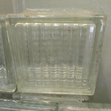 6&quot; x 6&quot; Vintage Glass Blocks