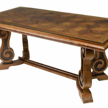 Dining Table, French Art Deco Extension Table, Vintage / Antique, 1930's,Gorgeou