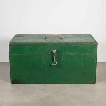 Handmade Wooden Box with Inner Tray c.1940
