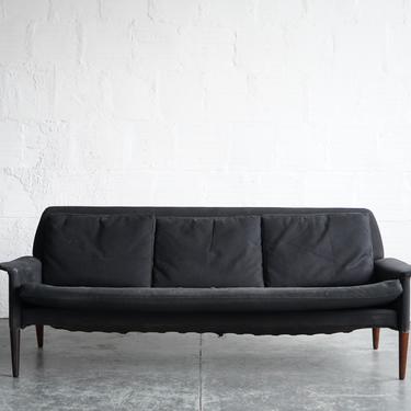 Black Mid Century DUX Sofa