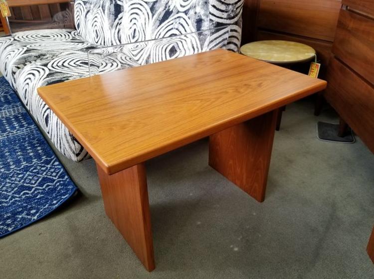                   Danish Modern teak side table