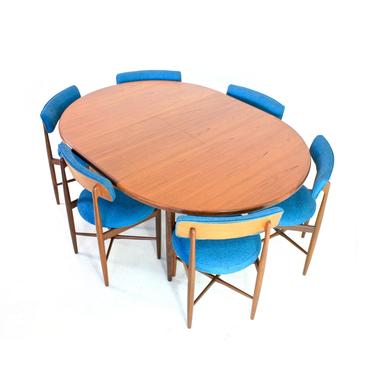 Mid Century Dining Table &amp; 6 Chairs by VB Wilkins for G Plan 