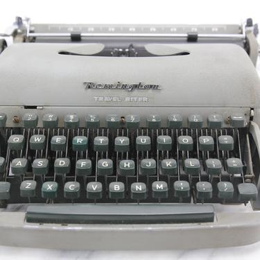 Remington Travel-Riter Portable Typewriter with Case, Made in Holland, 1957 
