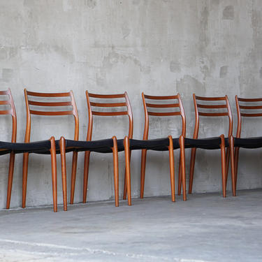 6 Niels Moller 'Model 78' Dining Chairs. 
