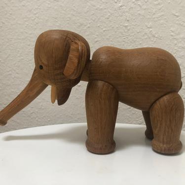 Vintage Kay Bojesen Teak Elephant 