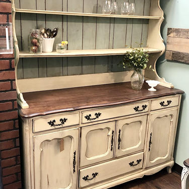 French Country Hutch - Distressed Furniture 