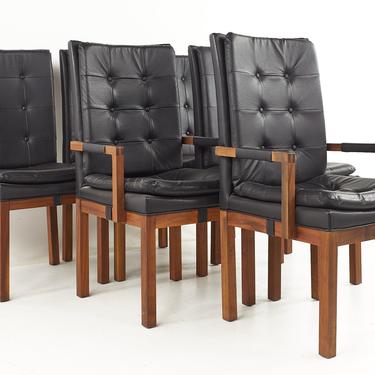 Dillingham Mid Century Dining Chairs - Set of 6 - mcm 