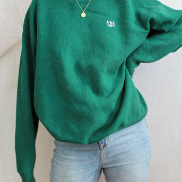 Vintage Sweatshirt/ USA Sweater/ Vintage Olympics/ Oversized/ Extra Large/ XL 