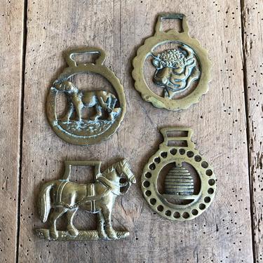 SALE!!  Vintage Horse Strap Buckle Medallion (Select from 4 designs) 