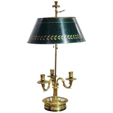 French Empire Style Bouillotte Lamp