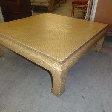 Baker Wrapped Ming Footed Coffee Table