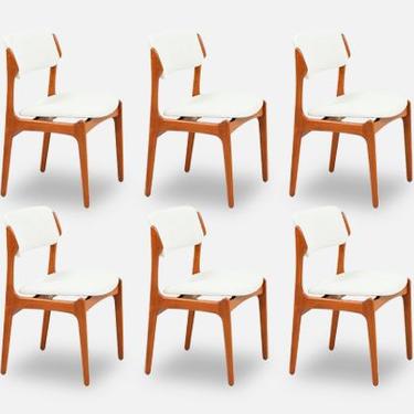 Erik Buch Model-49 Dining Chairs for Oddense Maskinsinedkeri
