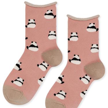 Panda Crew Socks