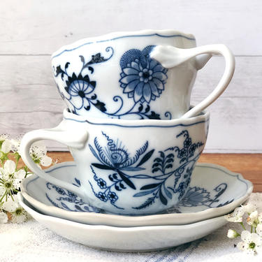 Blue Danube Tea cup and Saucer 