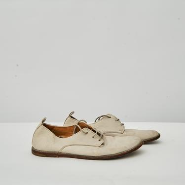 Pre-Loved Officine Creative Lace-Up Flat Shoes, Size 38.5