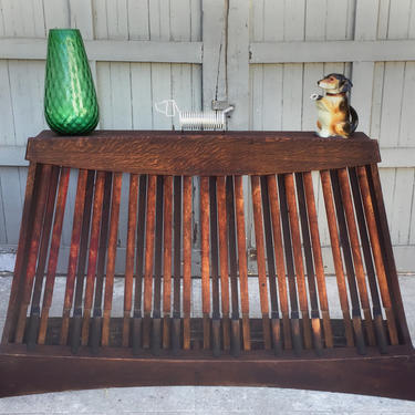 Antique oak organ pedals/entry table