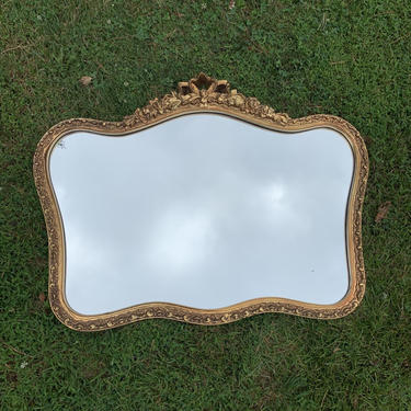 Ornate Vintage Gilded Mirror 