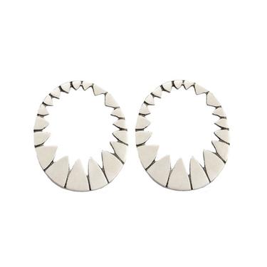 Medium Stella Earrings - Silver