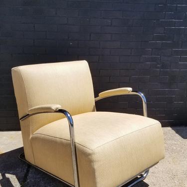 Mitchell Gold and Bob William's Chrome arm chair